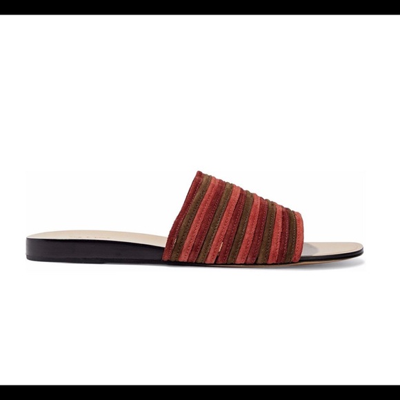 rag & bone Shoes - Rag & Bone Cameron Striped Suede Sandals